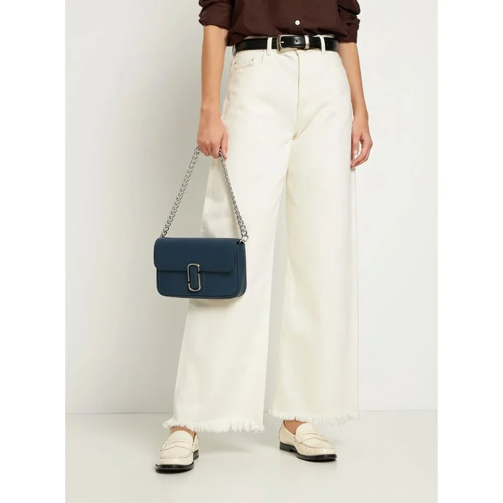 Marc Jacobs Women's The J Marc Crossbody Shoulder Bag Blue Sea OS